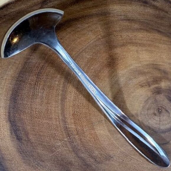 Vintage 3pc Stainless Steel Spoon Rest and Ladle Set - Picture 11 of 12